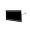 Azar Displays 9" H x 12" L Black C-Channel 600912-BLK - alternate 2